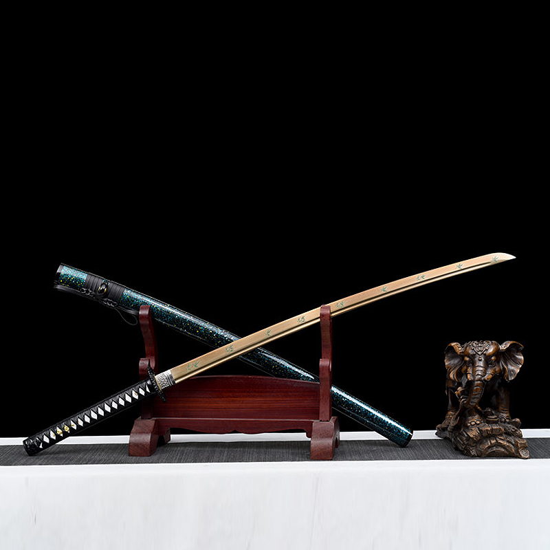 1 hand forged katana/swords/functional/sharp/妙竹武士