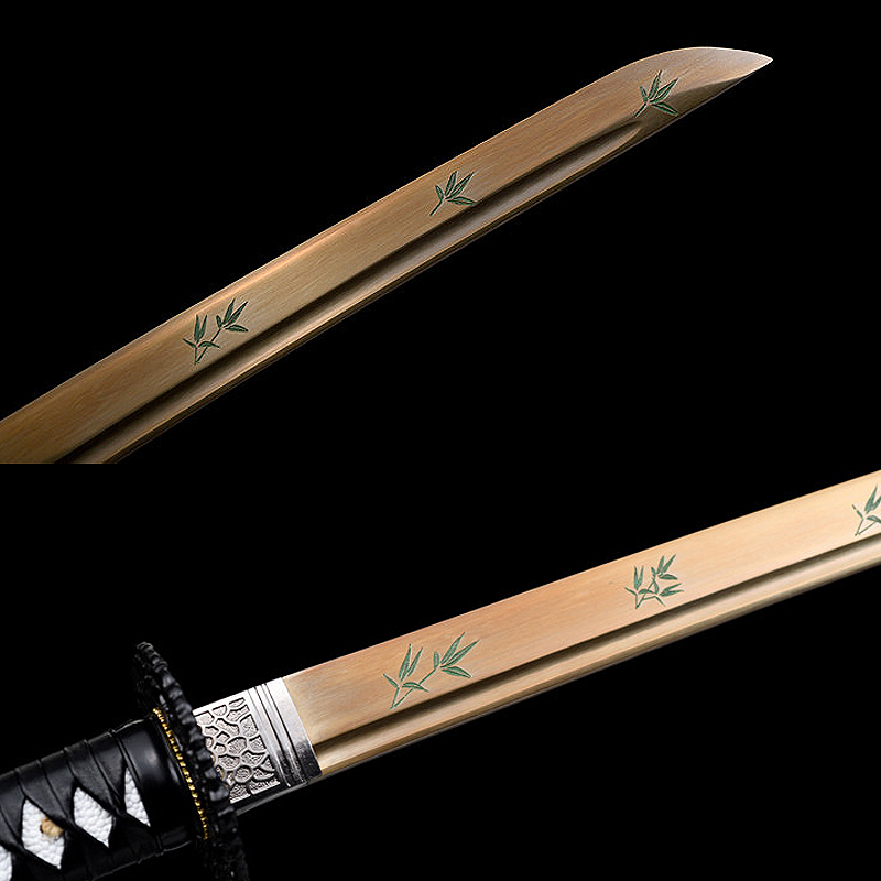 2 hand forged katana/swords/functional/sharp/妙竹武士